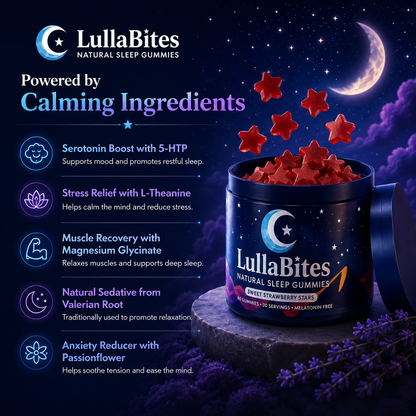 LullaBites Deep Sleep Gummies