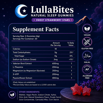 LullaBites Deep Sleep Gummies
