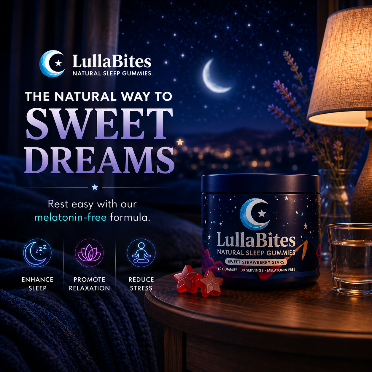 LullaBites Deep Sleep Gummies